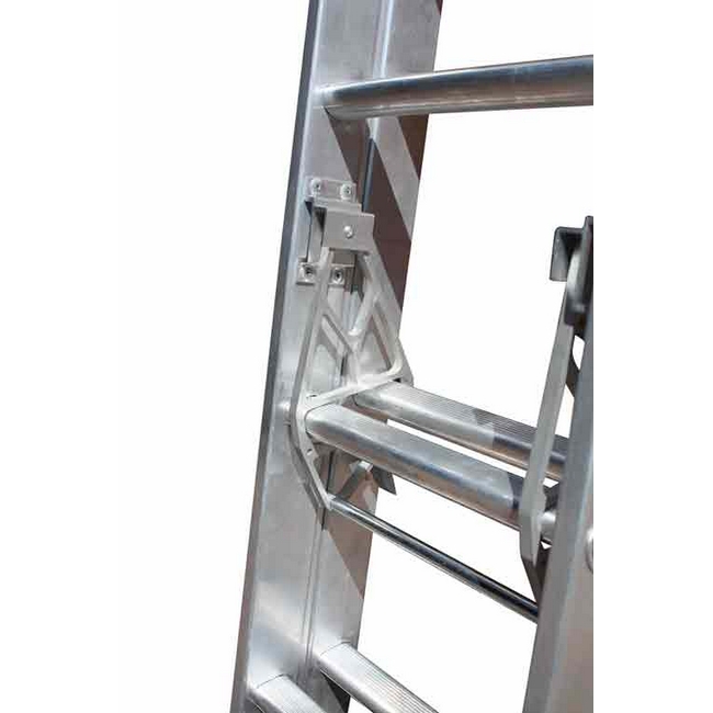 This will ensure that the fly will not slide closed while climbing the ladder., ladder, aluminium la.