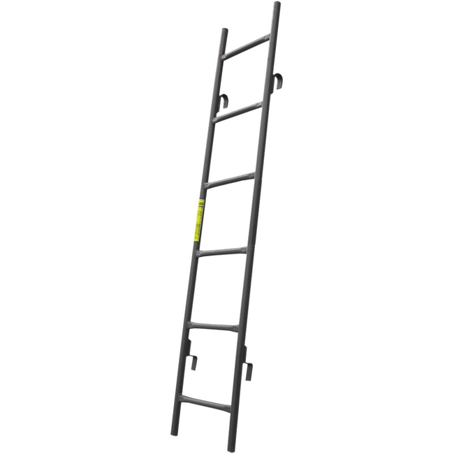 Ladders which hook onto the frames to allow access to the platform, scaffolding, tower scaffolding, .