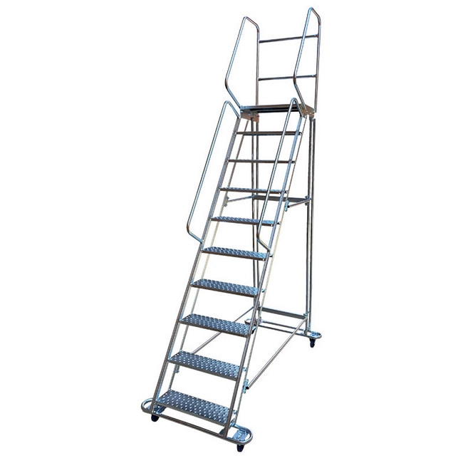 Safety steps are suitable in warehouses and stockrooms to maintenance and construction work, rollste.