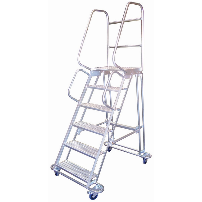 Safety steps are suitable in warehouses and stockrooms to maintenance and construction work, rollste.