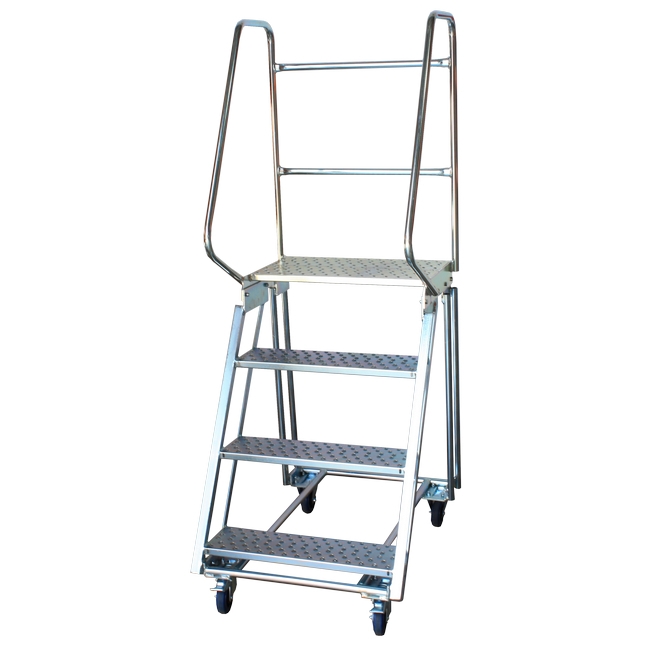 Safety steps are suitable in warehouses and stockrooms to maintenance and construction work, rollste.