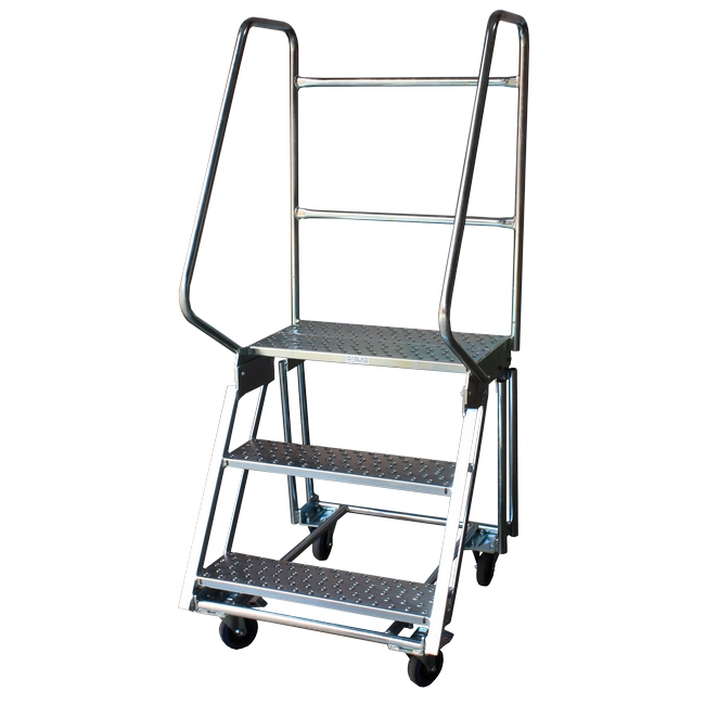 Safety steps are suitable in warehouses and stockrooms to maintenance and construction work, rollste.