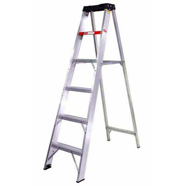 Heavy duty stepladder for industrial use, ladder, aluminium ladder, step ladder, a frame ladder.