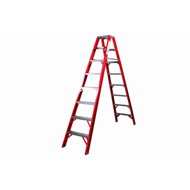 The fibreglass construction makes this range of ladders suitable for electrical applications, ladder.