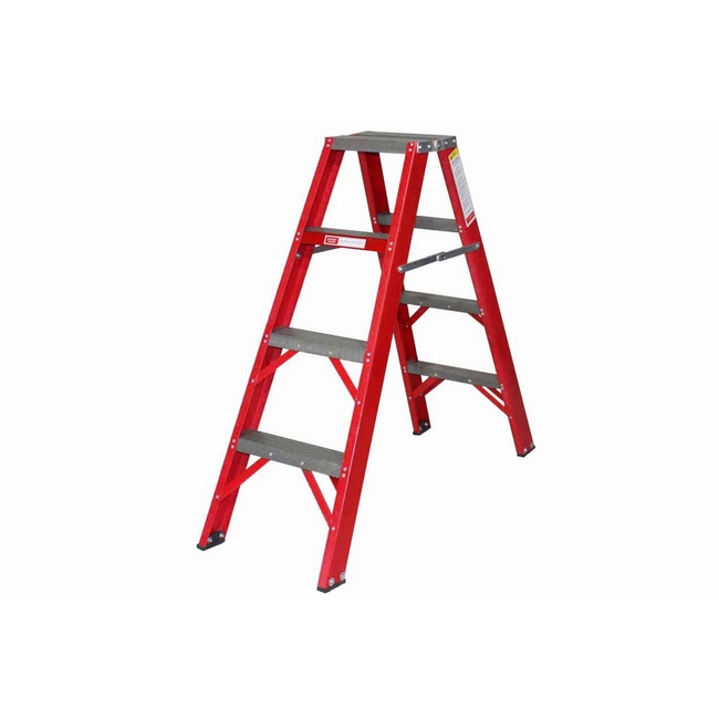 The fibreglass construction makes this range of ladders suitable for electrical applications, ladder.