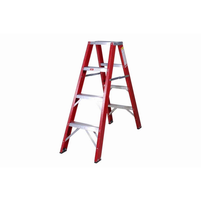 The fibreglass construction makes this range of ladders suitable for electrical applications, ladder.