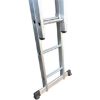 Medium duty combination step and extension ladder for commercial use, ladder, aluminium ladder, step.