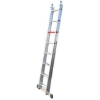 Medium duty combination step and extension ladder for commercial use, ladder, aluminium ladder, step.