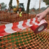 Supplywise barrier tape, similar to cobatape, barrier tape, red and white barrier tape.