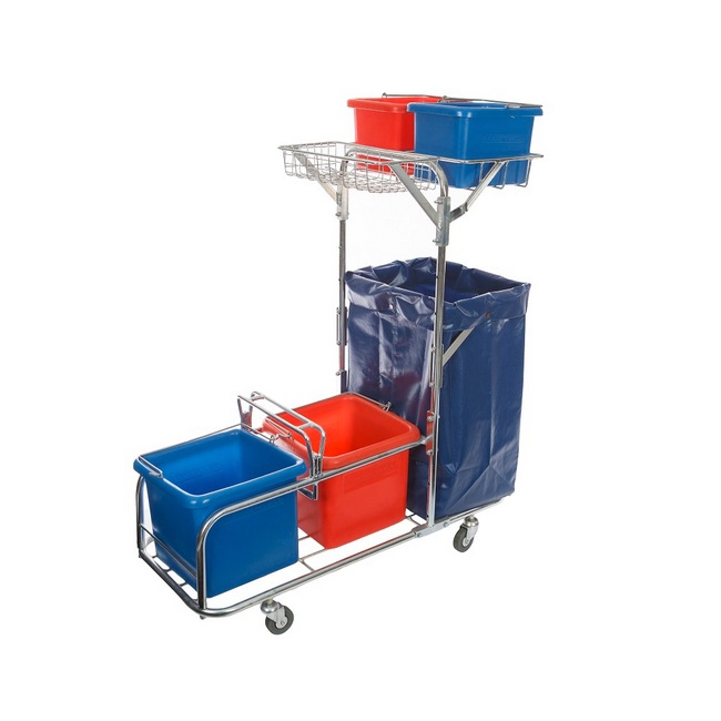 Supplywise janitorial trolley, similar to janitorial trolley, mopping trolley, cleaning trolley.