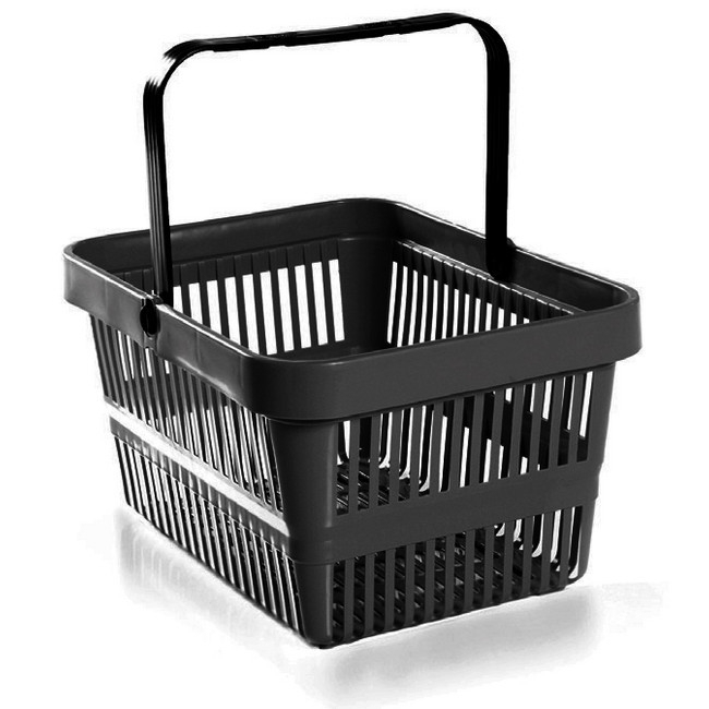 Picture of Jumbo Shopping Basket - Plastic - 27L - Colour Options - JB