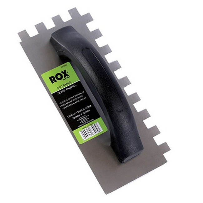 SW rox tiling trowel, similar to tile trowel, plastering trowel from husqvarna, turner morris.