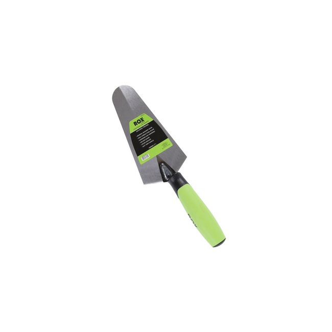 SW rox gauging trowel, similar to plastering trowel, trowel from builders, atlas copco.