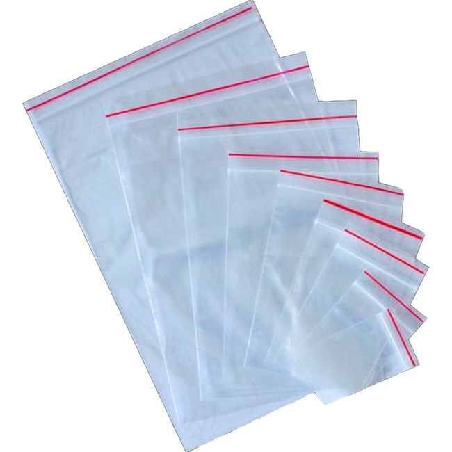 Zip-lock Bag, size 12x18 cm, thickness 0,05 mm, 100 pc/ 1 pack