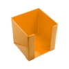 Picture of Paper Cube Holder - Square - Doodle Box - Plastic - 10 x 10 x 10 cm - Colour Options - Pack of 8 - 018DB-R