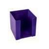 Picture of Paper Cube Holder - Square - Doodle Box - Plastic - 10 x 10 x 10 cm - Colour Options - Pack of 8 - 018DB-R