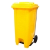 Picture of Wheelie Pedal Bin 120 - Foot Operated Pedal Bin - 120L - Colour Options - PBIN120