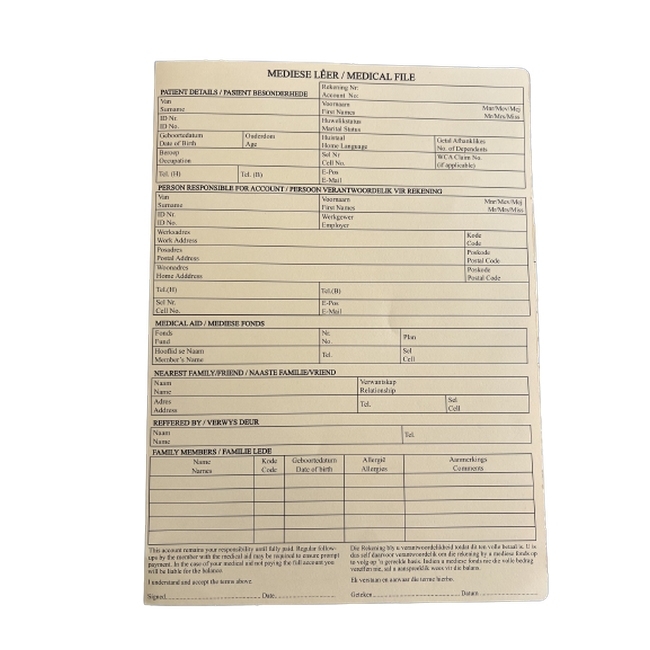 SW medical document, similar to tidy files, patient files from waltons,takealot.