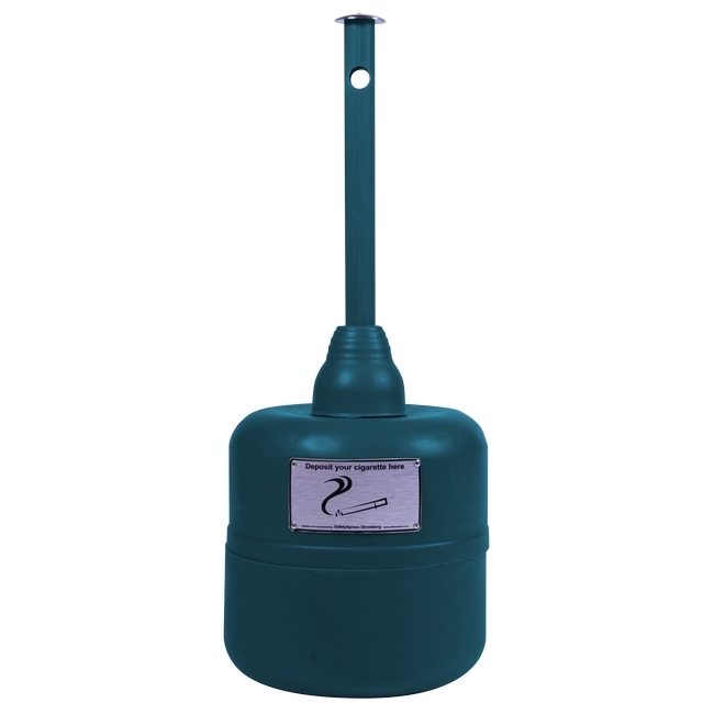 SW smoking station, similar to smoking bins, cigarette bins from safety first, safety signs.