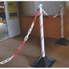 SW queueing post, comparable to queuing post, queue barriers by safety xpress stromberg.