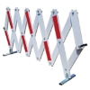 SW crowd safety barrier, similar to road barrier, plastic barrier from safety first, safety signs.