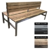 SW slimline bench, similar to bench, wood bench, outdoor bench from obbligato.