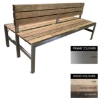 SW slimline bench, similar to bench, wood bench, outdoor bench from obbligato.