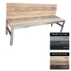SW slimline bench, similar to bench, wood bench, outdoor bench from wilson stone.