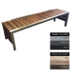 SW mall bench, similar to bench, wood bench, outdoor bench from obbligato.