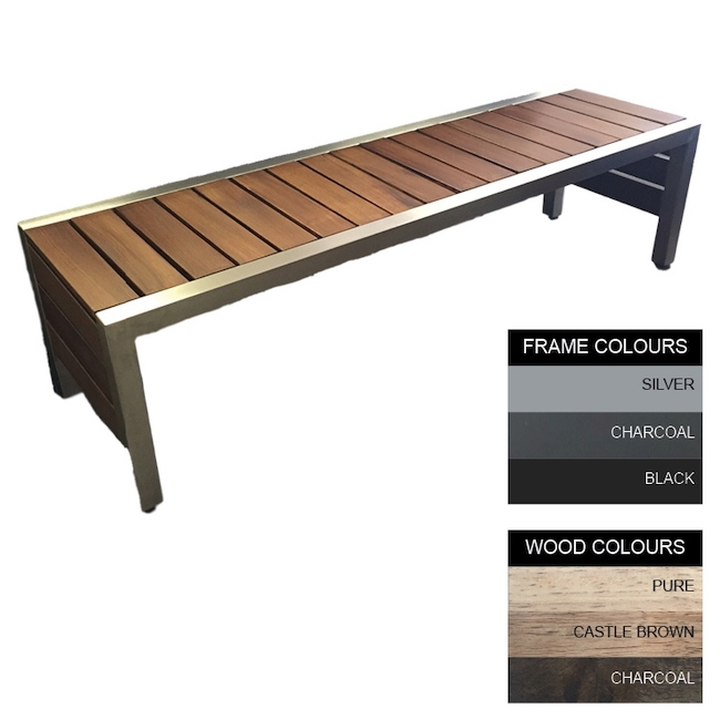 SW mall bench, similar to bench, wood bench, outdoor bench from badec bros.