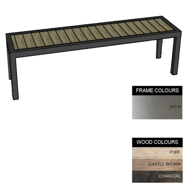 SW facilities bench, similar to bench, wood bench, outdoor bench from obbligato.