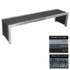 SW contemporary bench, similar to bench, wood bench, outdoor bench from obbligato.