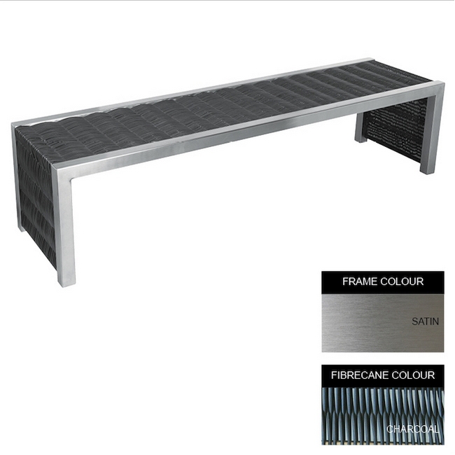 SW contemporary bench, similar to bench, wood bench, outdoor bench from obbligato.