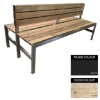 Picture of Slimline Bench - Steel and Wood - Bolt Down - 45x180x98cm - Colour Options - SLBD4642PC