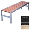 Picture of Slimline Bench - Steel and Wood - Bolt Down - 45x180x45cm - Colour Options - SL4642PC