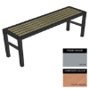 Picture of Slimline Bench - Steel and Composite - Adj. Feet - 45x150x54cm - Colour Options - SLO4631PC