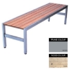 Picture of Slimline Bench - Steel and Wood - Adj. Feet - 45x240x45cm - Colour Options - SL4661PC