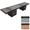 Picture of Gabion Bench - Steel and Composite - 45x240x49cm - Colour Options - GBO4661PC