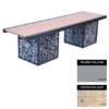 Picture of Gabion Bench - Steel and Wood - 45x240x49cm - Colour Options - GB4661PC