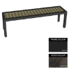 Picture of Facilities Bench - Steel and Wood - Bolt Down - 45x150x51cm - Colour Options - FL4632PC