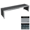 Picture of Contemporary Bench - Steel and Fibre Cane - Bolt Down - 45x240x51cm - Colour Options - CM4662PC