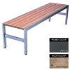 Picture of Slimline Bench - Steel and Wood - Bolt Down - 45x150x45cm - Colour Options - SL4632PC