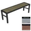 Picture of Slimline Bench - Steel and Composite - Adj. Feet - 45x150x54cm - Colour Options - SLO4631PC