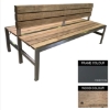 Picture of Slimline Bench - Steel and Wood - Adj. Feet - 45x180x98cm - Colour Options - SLBD4641PC