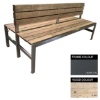 Picture of Slimline Bench - Steel and Wood - Bolt Down - 45x180x98cm - Colour Options - SLBD4642PC