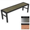 Picture of Slimline Bench - Stainless Steel 304 and Composite - Adj. Feet - 45x240x54cm - Colour Options - SLO4261S