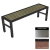 Picture of Slimline Bench - Stainless Steel 304 and Composite - Bolt Down - 45x240x54cm - Colour Options - SLO4262S