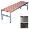 Picture of Slimline Bench - Stainless Steel 304 and Wood - Bolt Down - 45x240x45cm - Colour Options - SL4262S