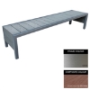 Picture of Mall Bench - Stainless Steel 304 and Composite - Bolt Down - 45x240x51cm - Colour Options - MLO4262S