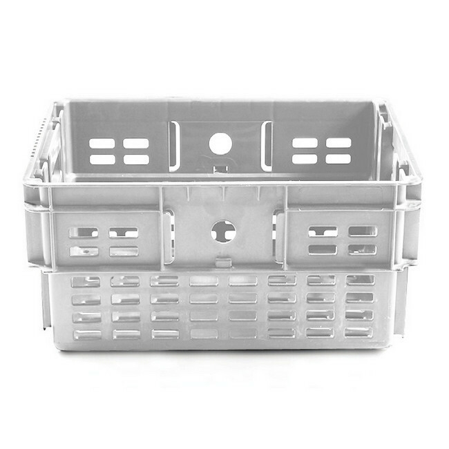 Supplywise stack-nest crate, similar to plastic crate, plastic storage containers.